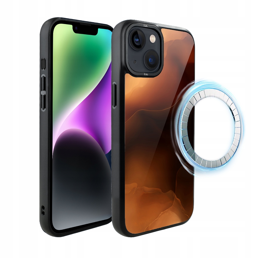 Matný Pouzdro Ibizu DropGuard pro iPhone 14 s MagSafe, barva Mars Sunset