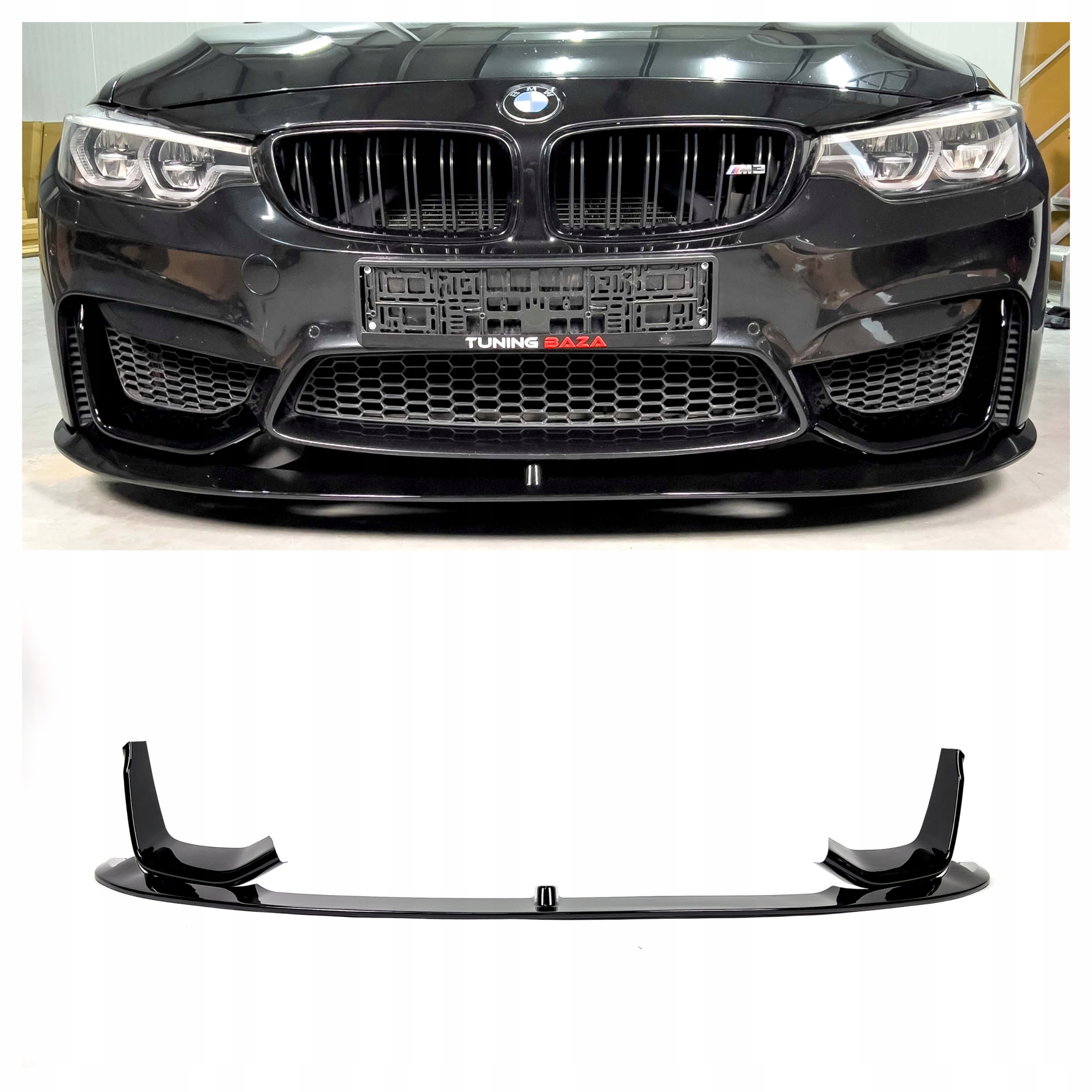 Накладка додаткова Спойлер Спліттер Перед BMW F80/82/83 MP