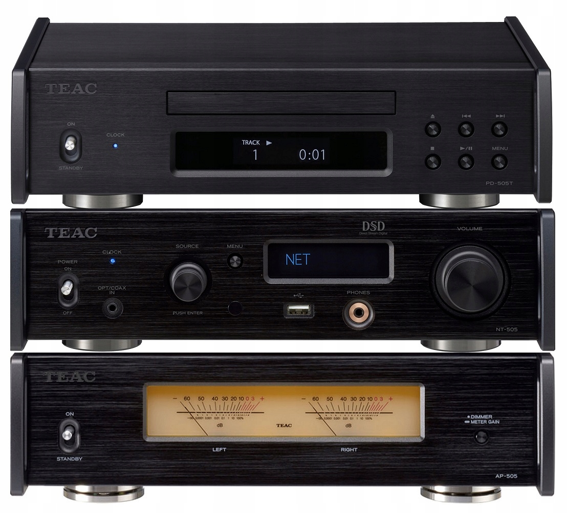 Teac NT-505-X AP-505 PD-505T Vynikající Smyslová Lahůdka, Báječný Zvuk