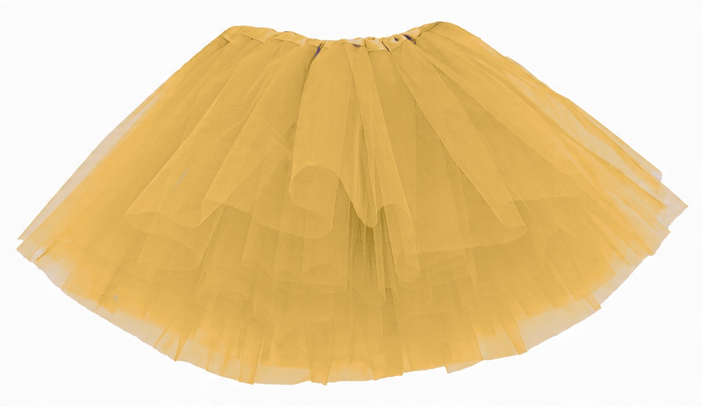 

Spódniczka Tiulowa Spódnica Tutu 30cm Złoty