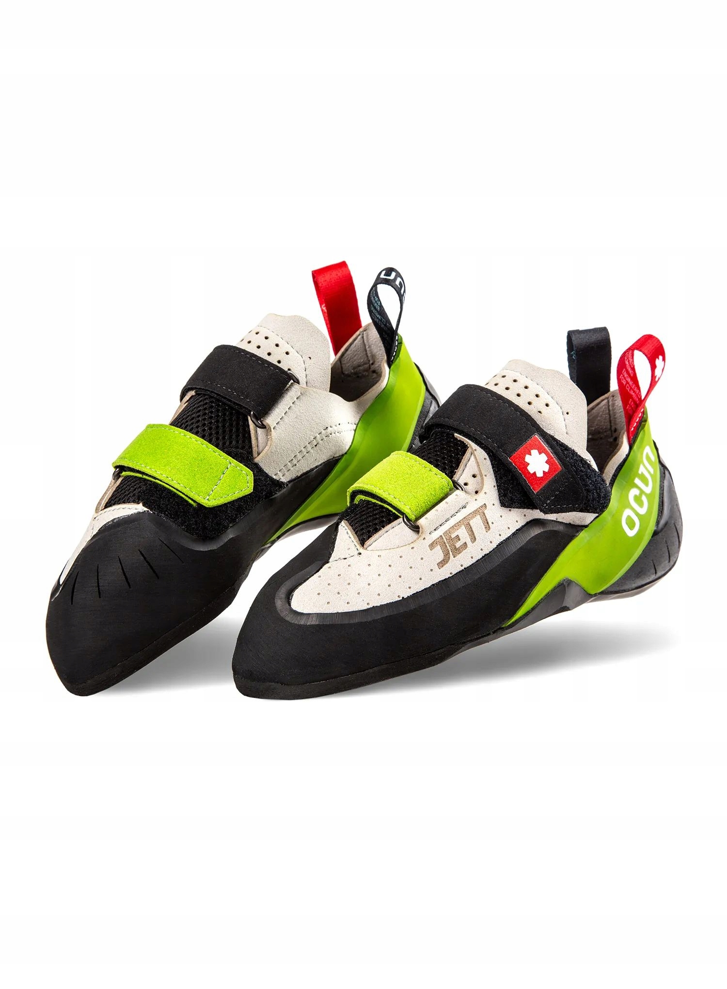 Lezecké boty Ocun Jett Qc zelená/šedá Uk 9,5 (44)