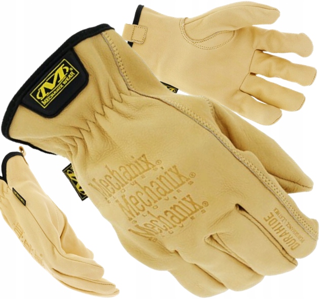 Rękawice Mechanix Durahide Tan M Skórzane TrekDry Ansi Warsztatowe Do Pracy