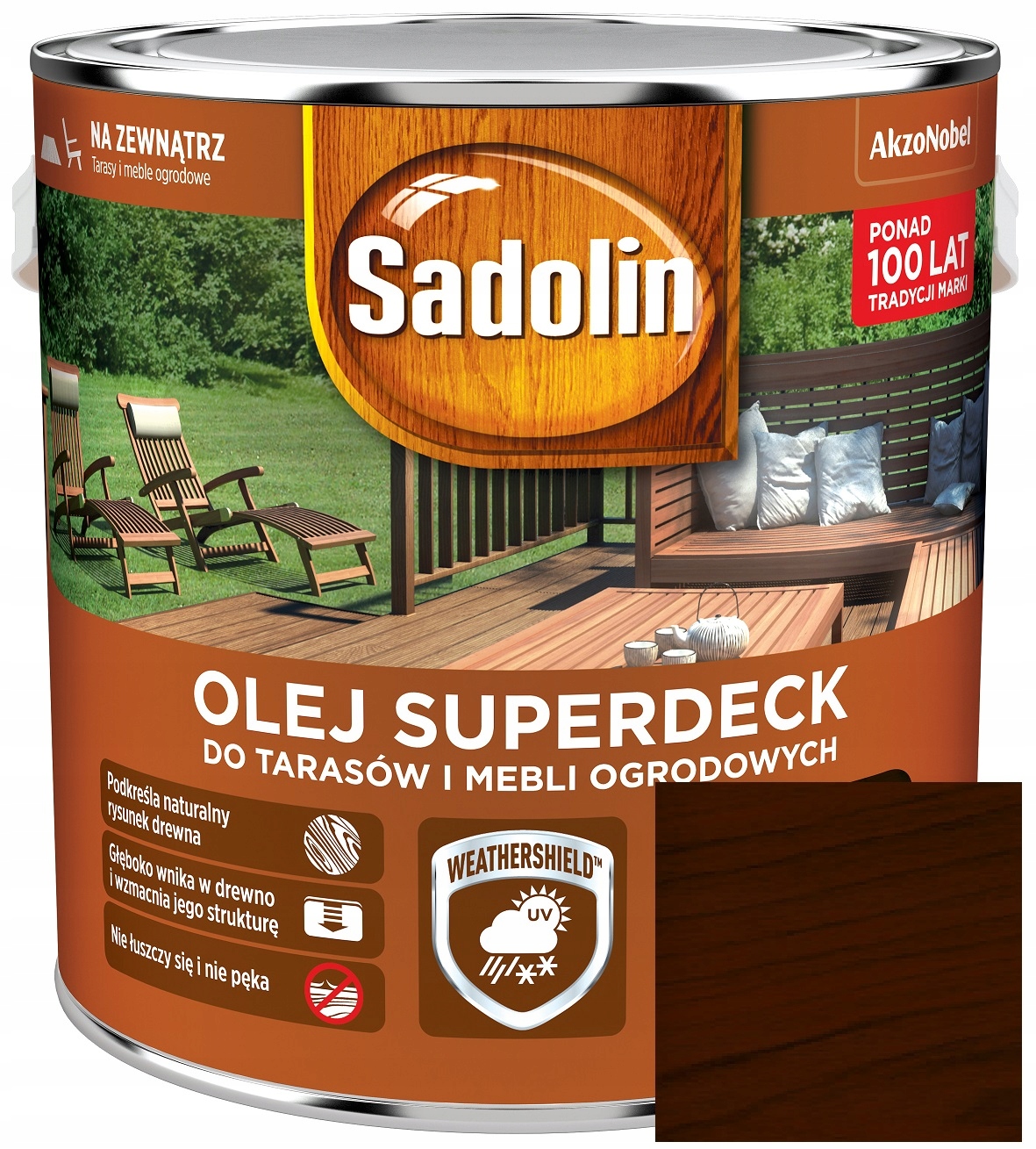Sadolin Olej Superdeck Do Tarasów Palisander 2,5L