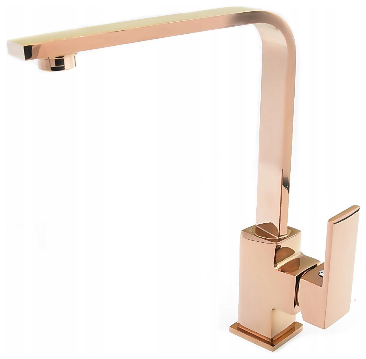Nook Rose Gold Zlatá Kuchynská Batéria Drezovová Vodovodná Batéria