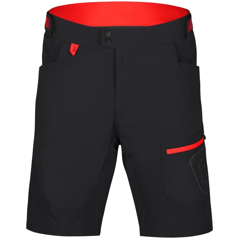 Etape Kraťasy Freedom 3.0 pánské volné s vložkou černá-červená 2XL