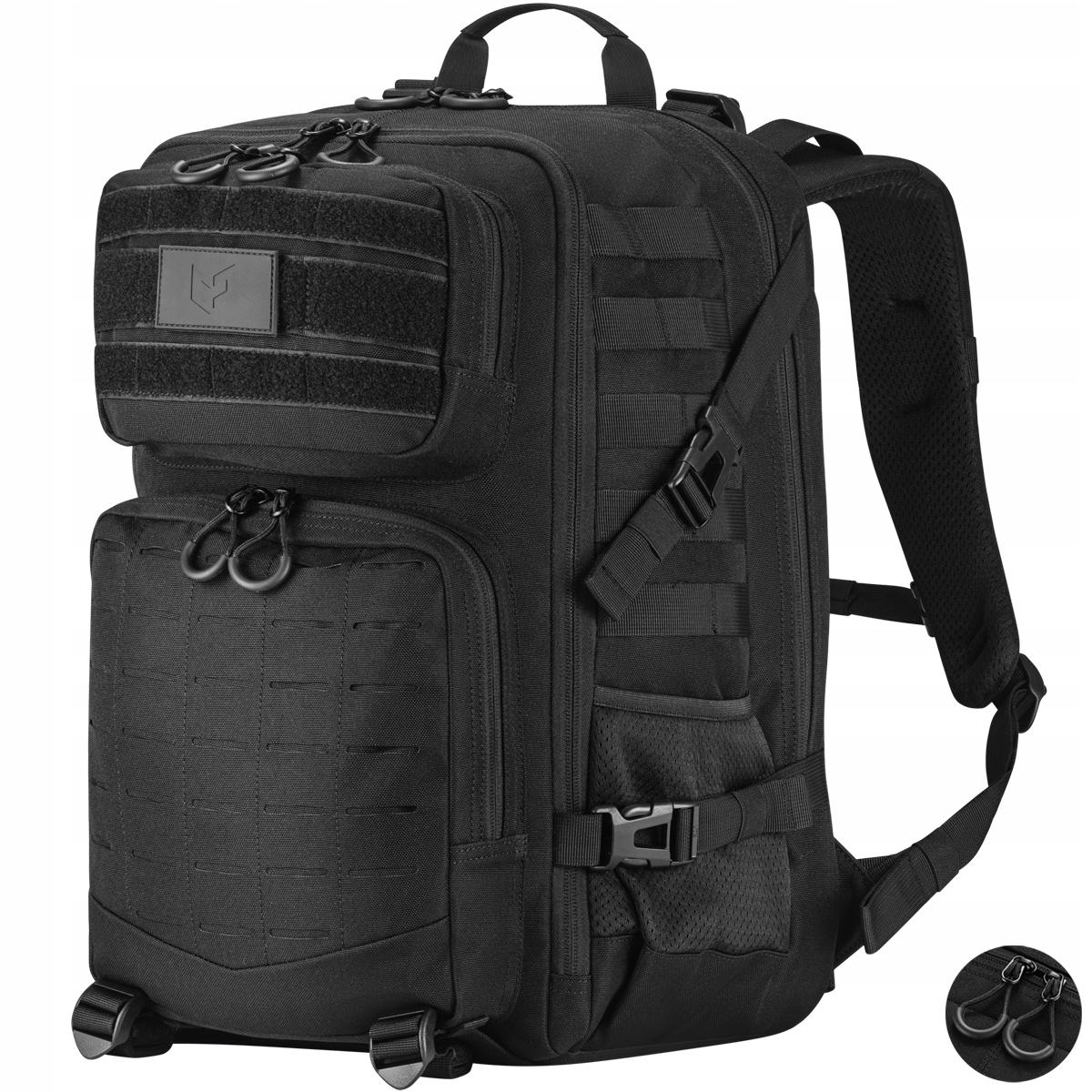 Vojenský Taktický Batoh Pánský Dámský Černý Survival Premium