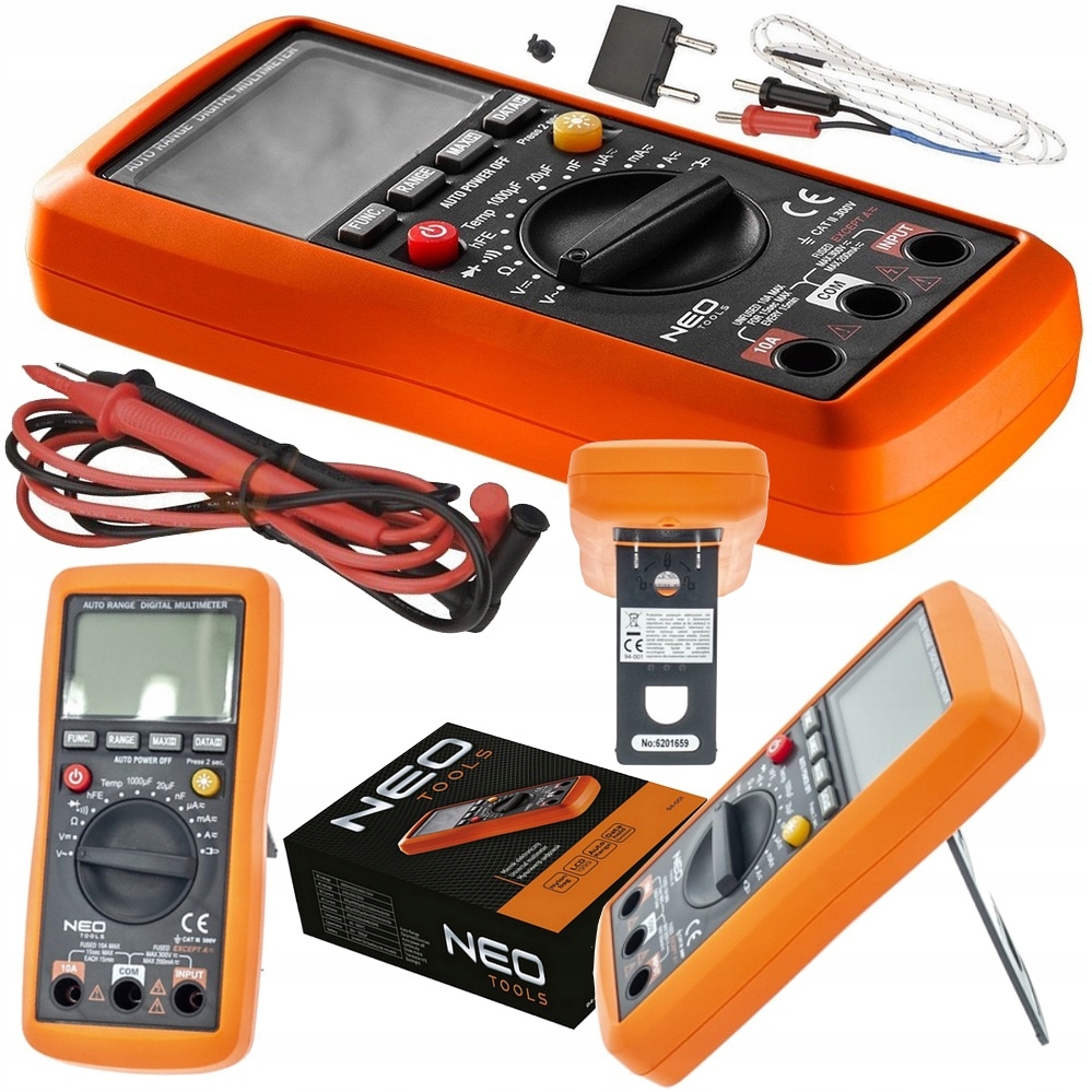 Multimetr Univerzální Elektronický Digitální Neo Tools