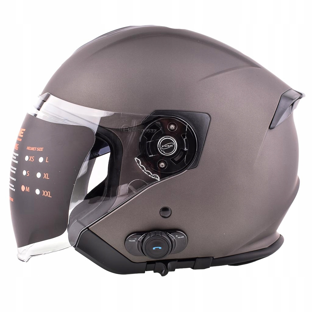 ORIGINE Kask WŁOSKI OTWART MAT BLUETOOTH M Typ Otwarte / Jet