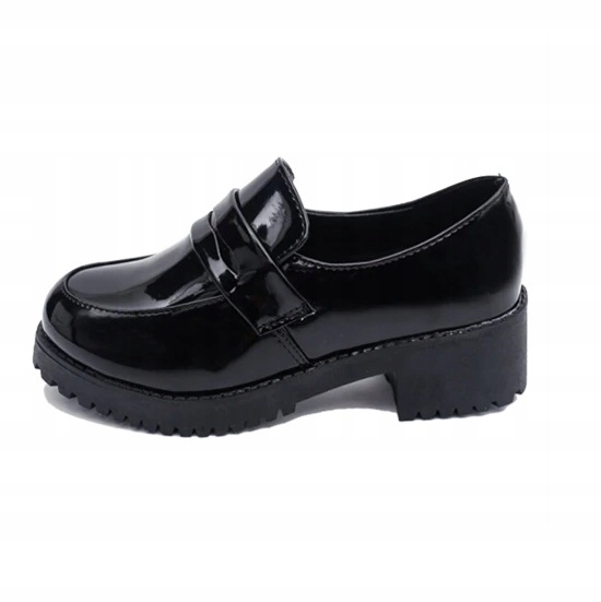 

Lakierowane Mokasyny Loafersy Alladies AS4111