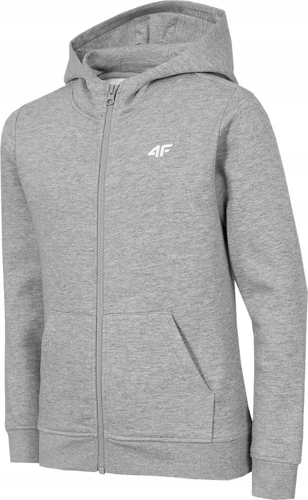 

4F Bluza Dziewczęca JBLD001 Kaptur Rozpinana 140
