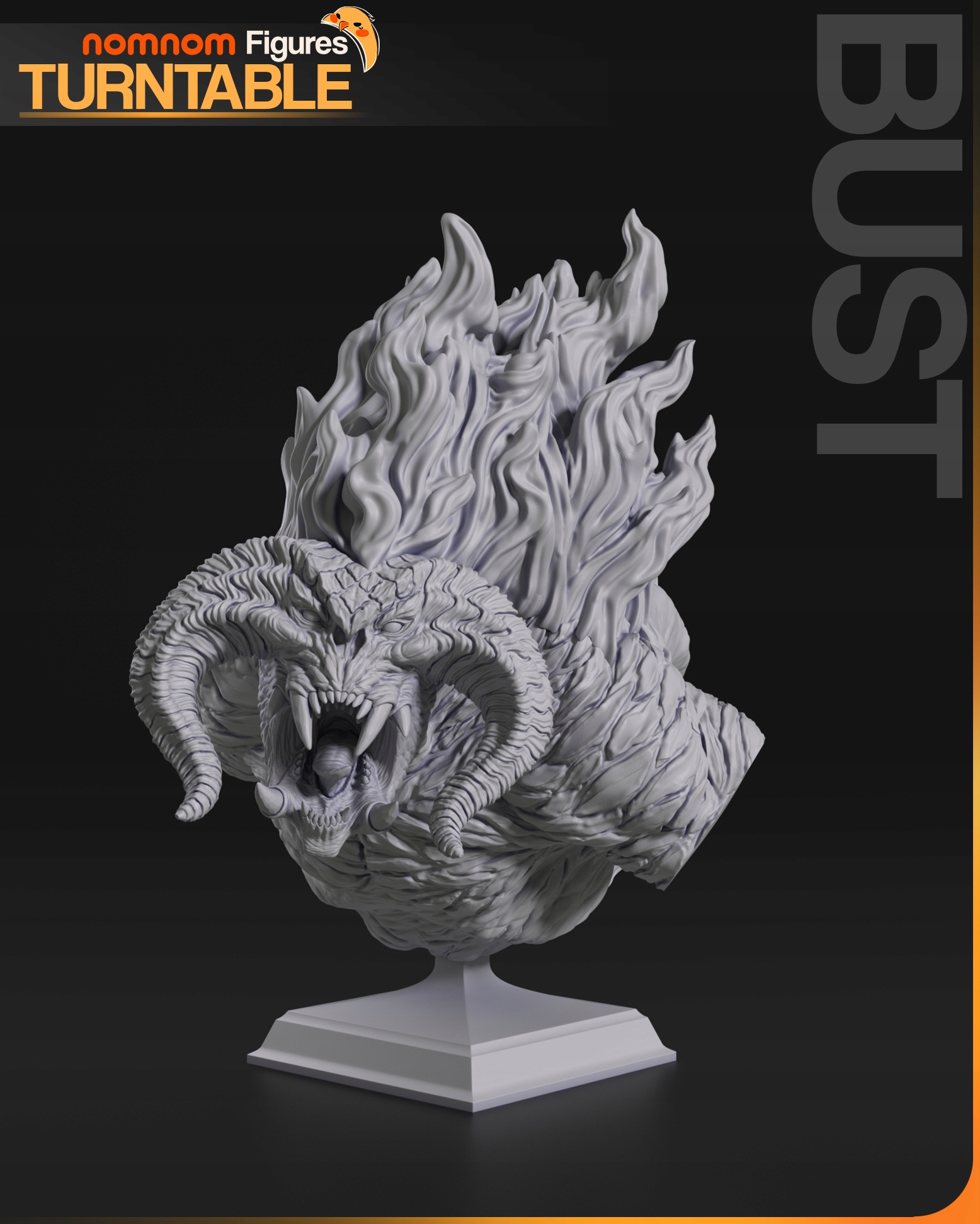 Figurka Balrog Lord of the Rings Popiersie NomNom Figures 3D tisk 14K