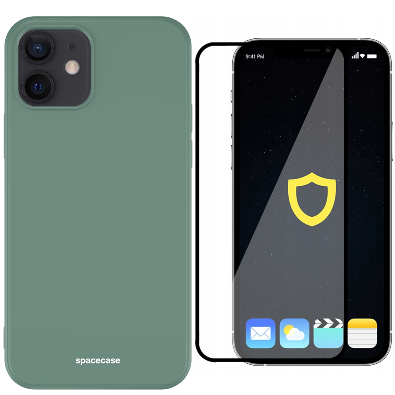 

Etui Szkło matowa obudowa case do iPhone 12 Mini