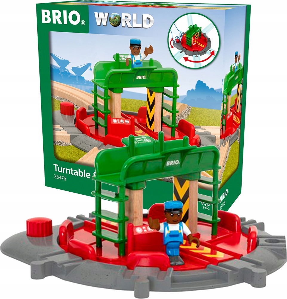 

Brio Obrotnica Kolejowa Z Figurką 2 El Zestaw