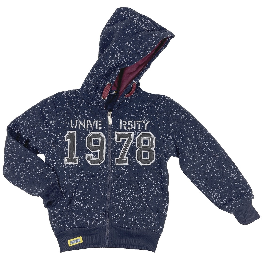 

Ciepła Bluza University r 6 110 cm Granat