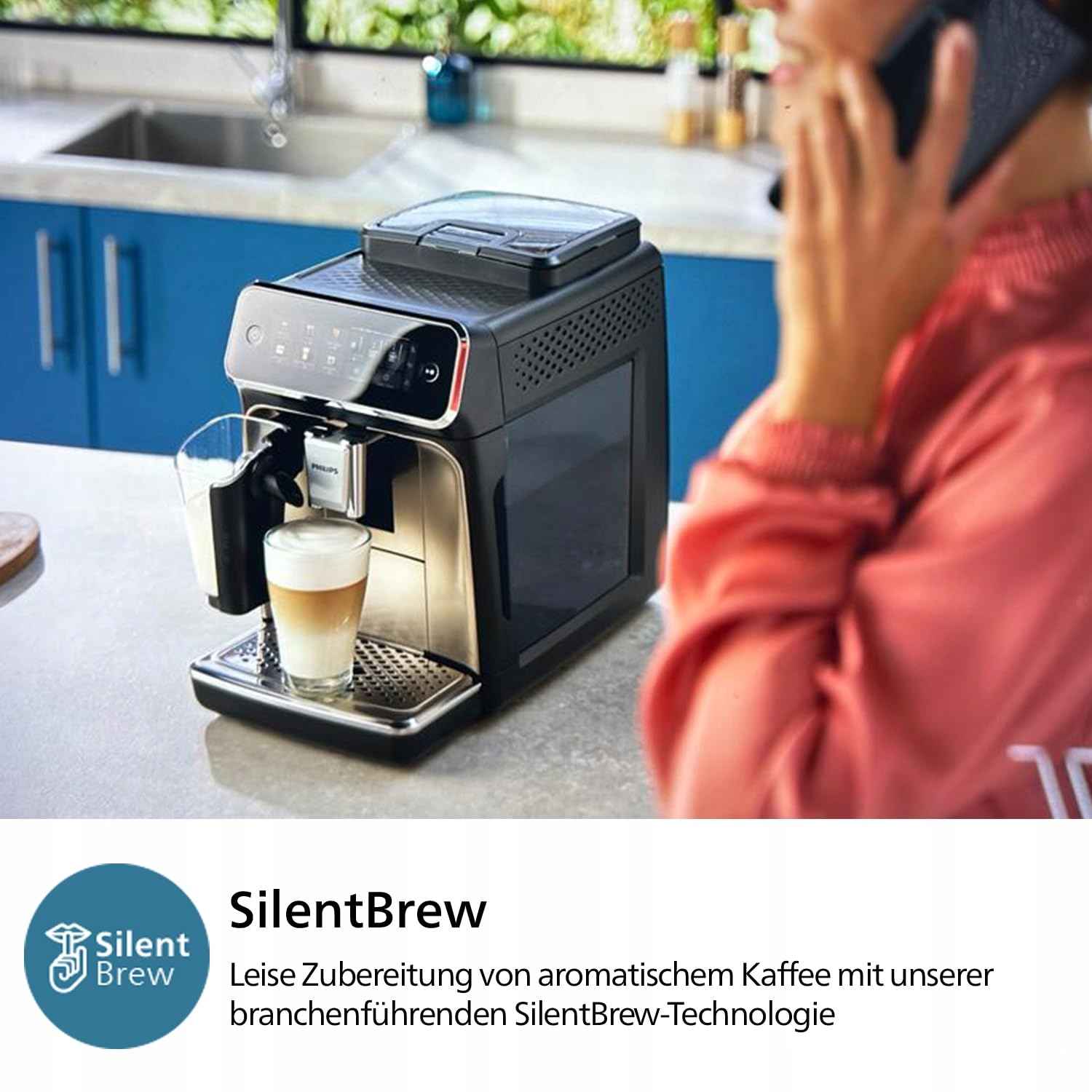 PHILIPS Ekspres Do Kawy 3300 Seria 5 Napojów Dotykowy Wyświetlacz Czarny — miniatura 6