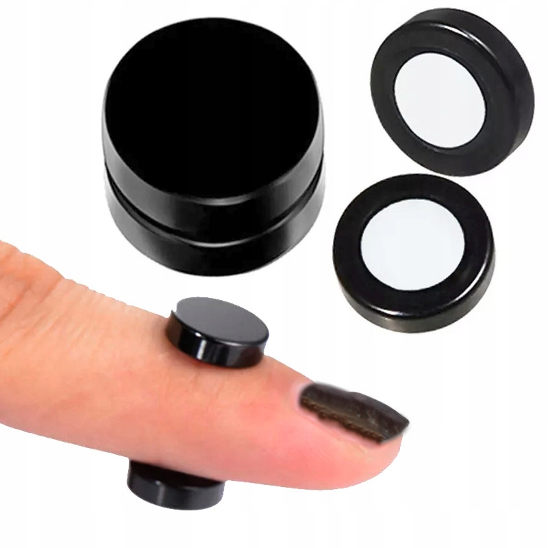 KLIPSY DO USZU CZARNE KOLCZYKI MAGNETYCZNE DLA DOROSŁYCH DZIECI NA MAGNES Stan opakowania oryginalne