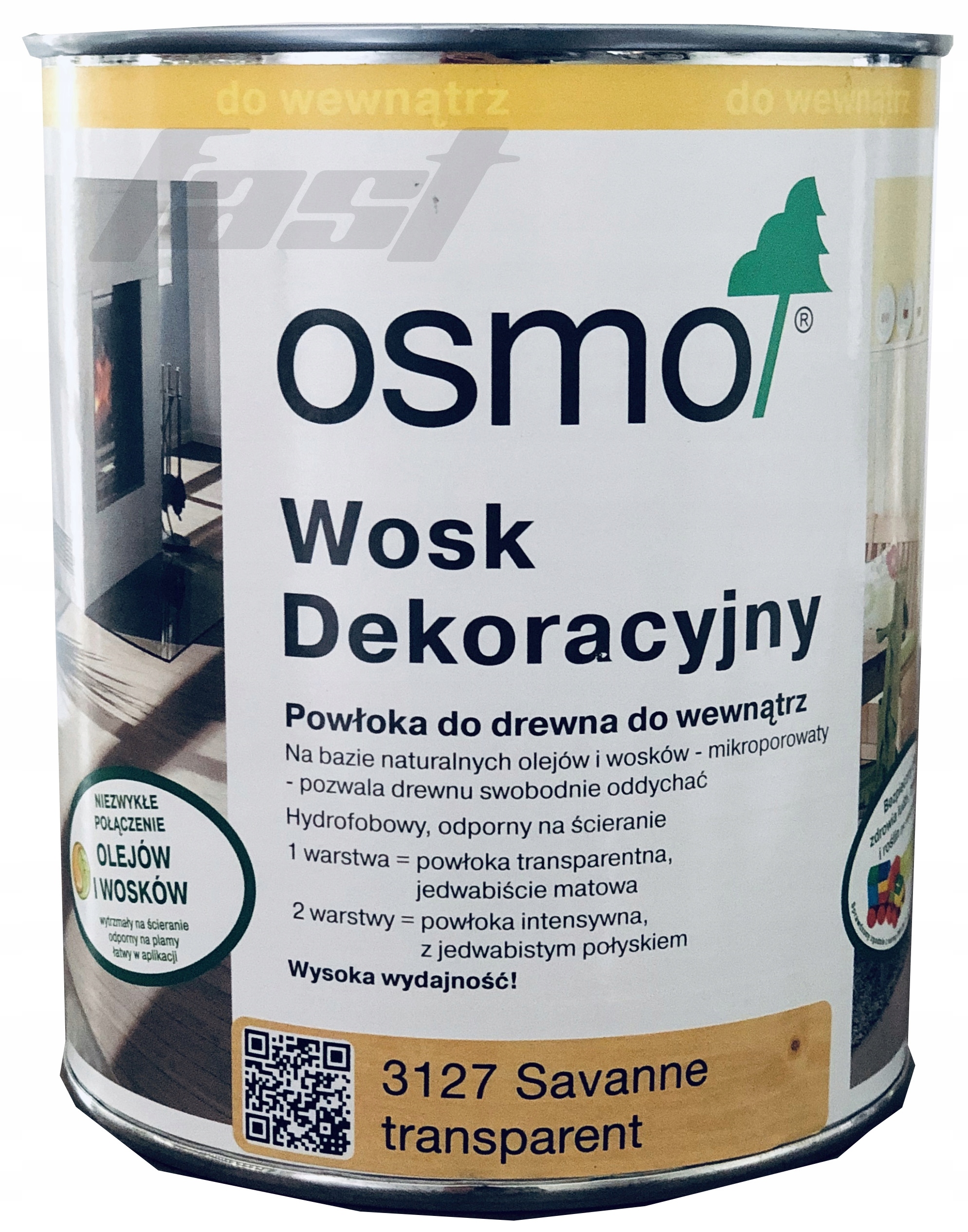 Osmo 3127 Vosk Dekorativní Azurová Savana 2,5 l