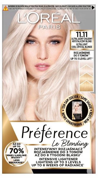 L'Oréal Preference Farba d/włosów 11.11