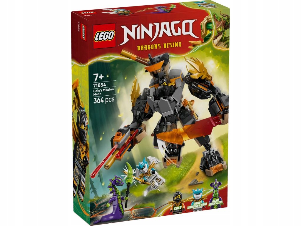 Lego Ninjago 71854 Speciální mech Colea a Zanea v dračí zbroji