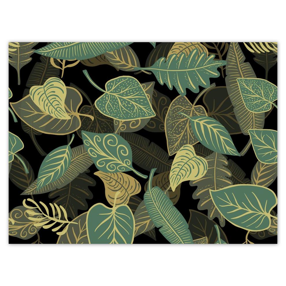 

Plakat 40x30 Natura ścienna Liście