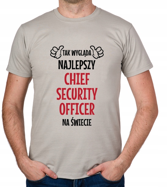 

koszulka Najlepszy Chief Security Officer prezent