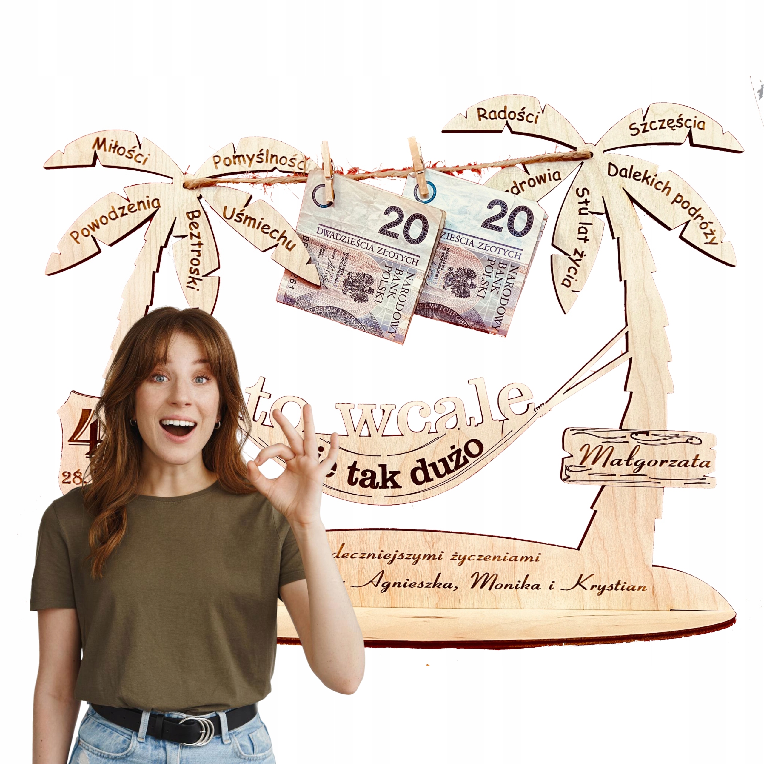 Dárek k Narozeninám 18-99 Personalizovaný gravírováním Rámeček Stojící dekorace