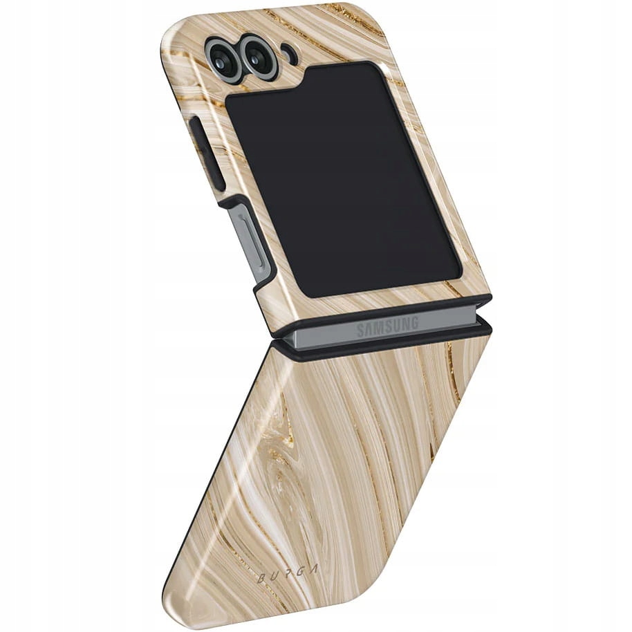 Pouzdro Burga pro Galaxy Z Flip7 Fe/z Flip6, módní pouzdro, pevné kryt, kryt