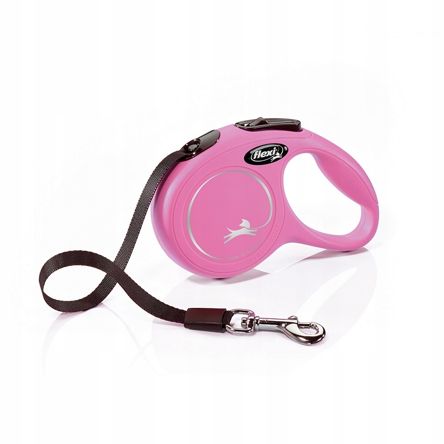 

Flexi Smycz automatyczna Xs 12kg Taśma 3m Różowa