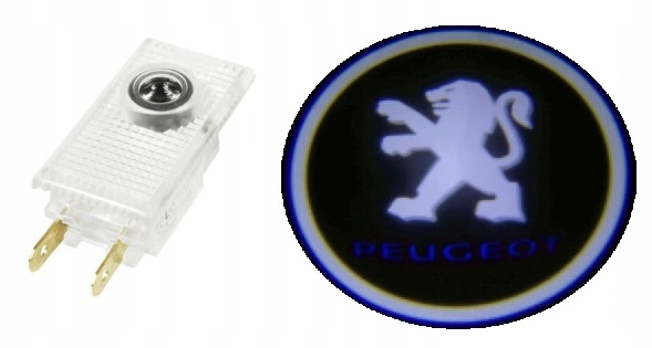 

Logo Led Lampki Drzwi Peugeot 406 408 508 607 Rcz