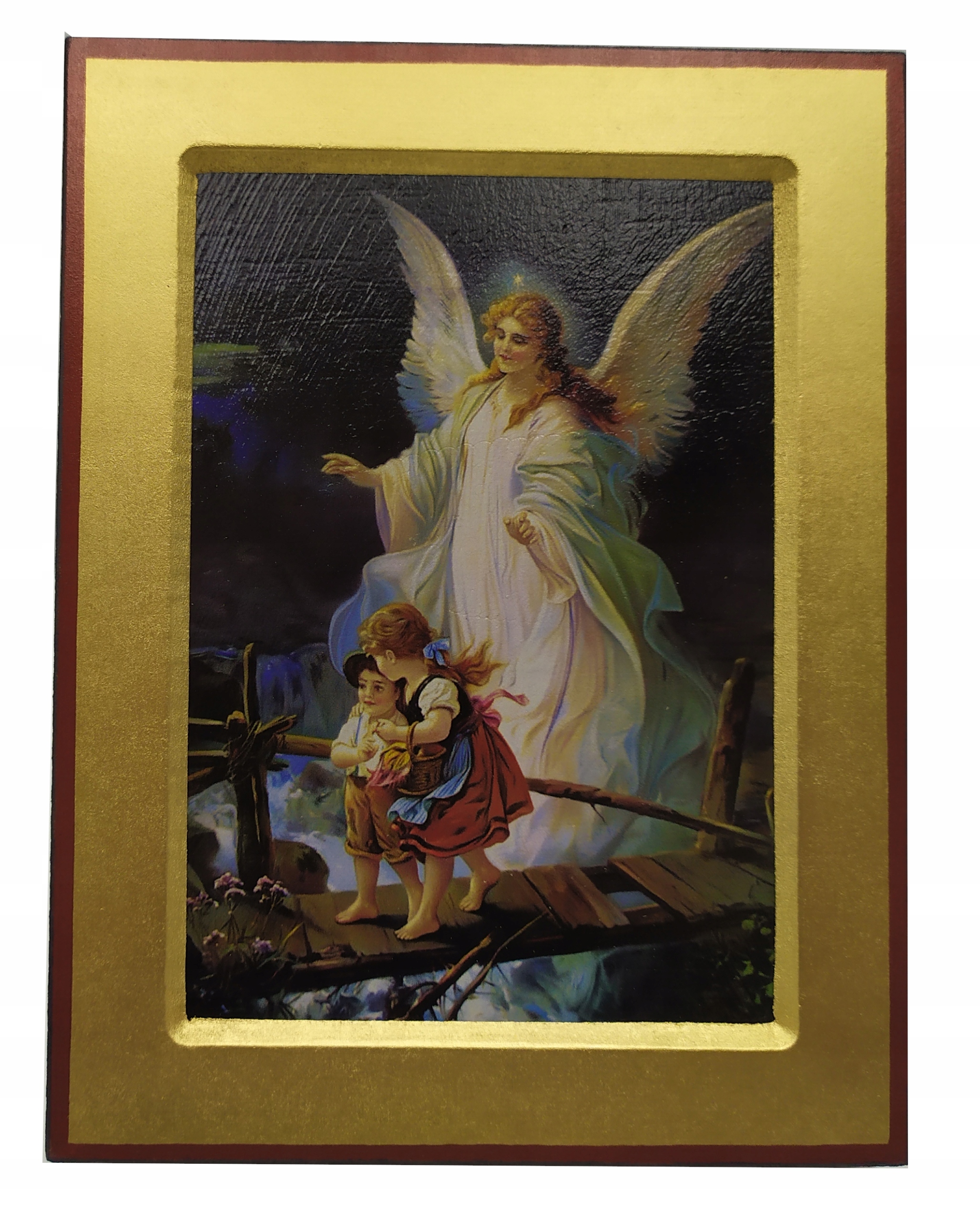 

Ikona Obraz Anioła Stróża Aniołka 13X18 Chrzest