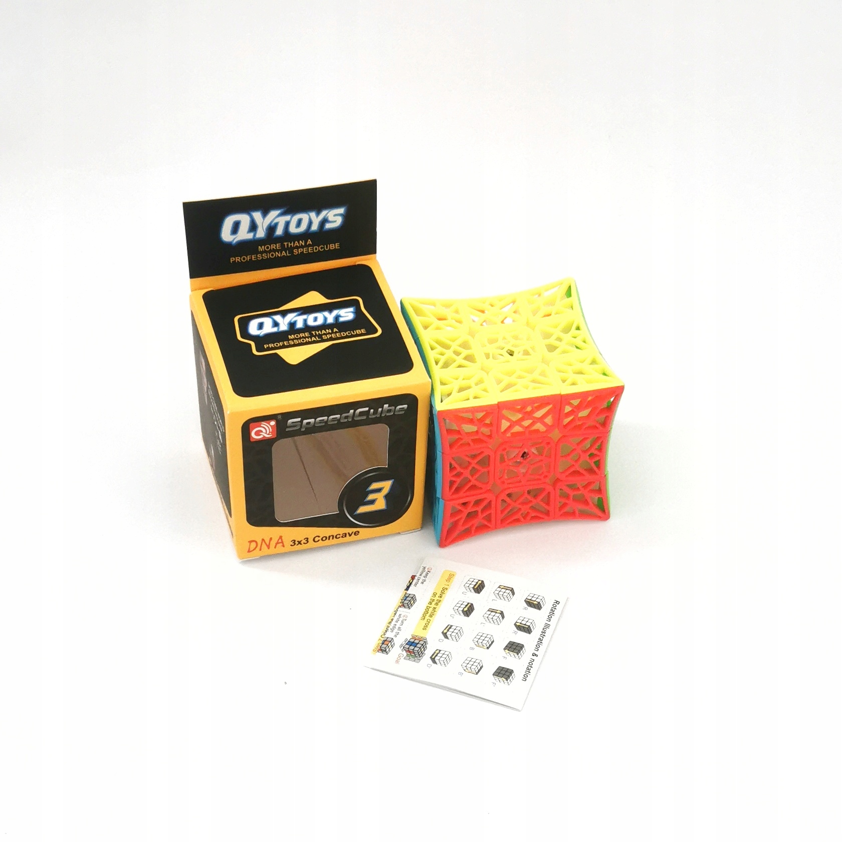Kostka QiYi DNA Cube - Concave 3x3x3 Stickerless Płeć chłopcy dziewczynki