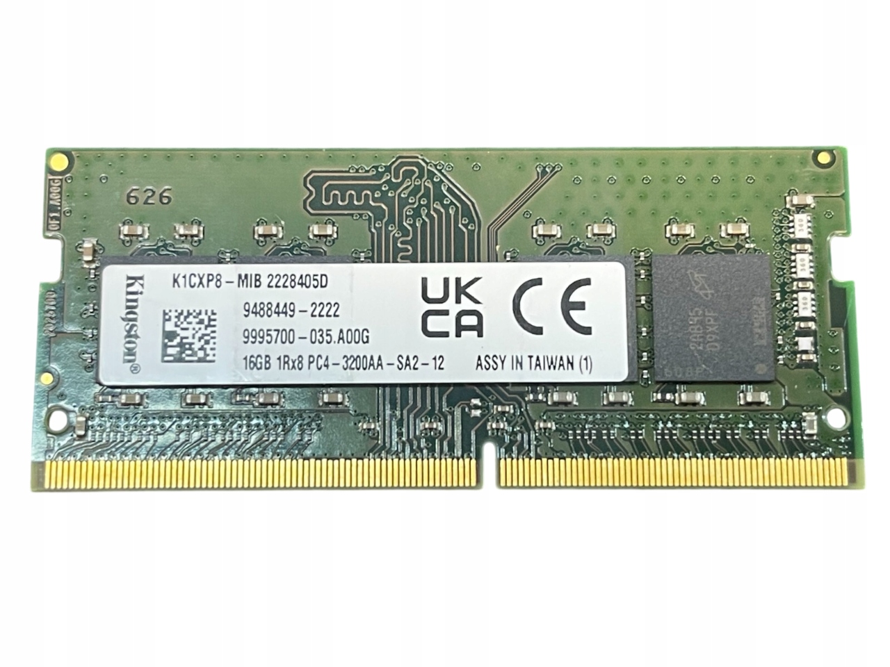 Nowa Pamięć Ram Kingston 16GB DDR4 3200MHZ Sodimm