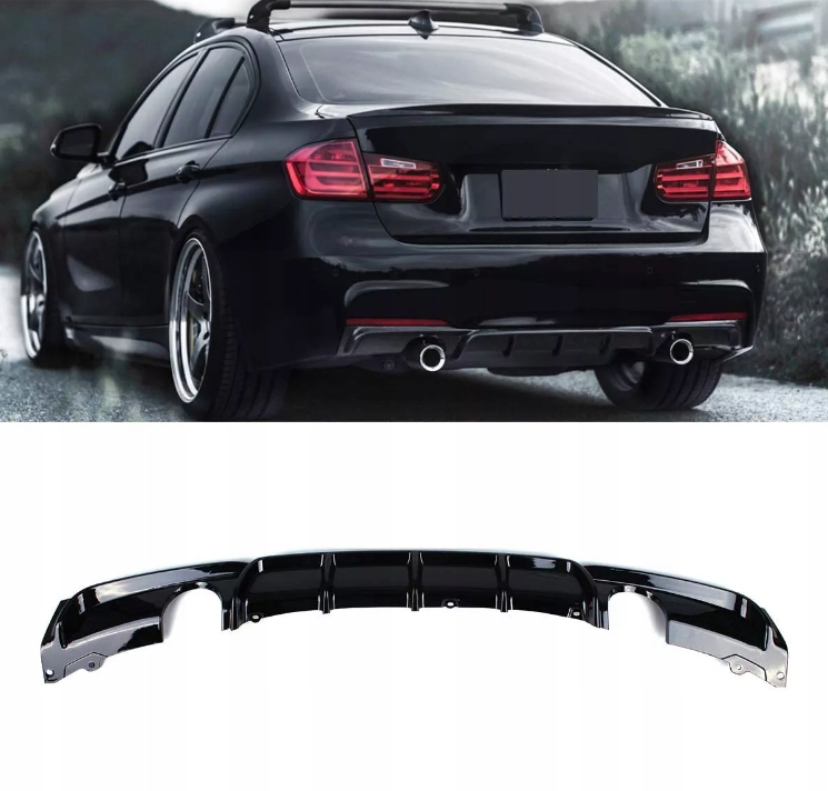 Zadný Difúzor Nárazníka M Balík 2012-2018 335 Look Pre Bmw F30 F31