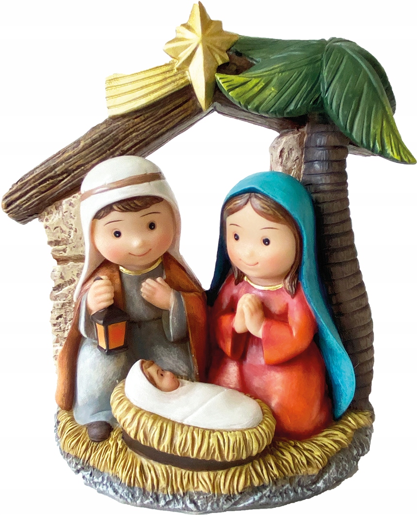 Krásná figurka Svatá Rodina Betlém *pro Děti* 15 cm vysoká