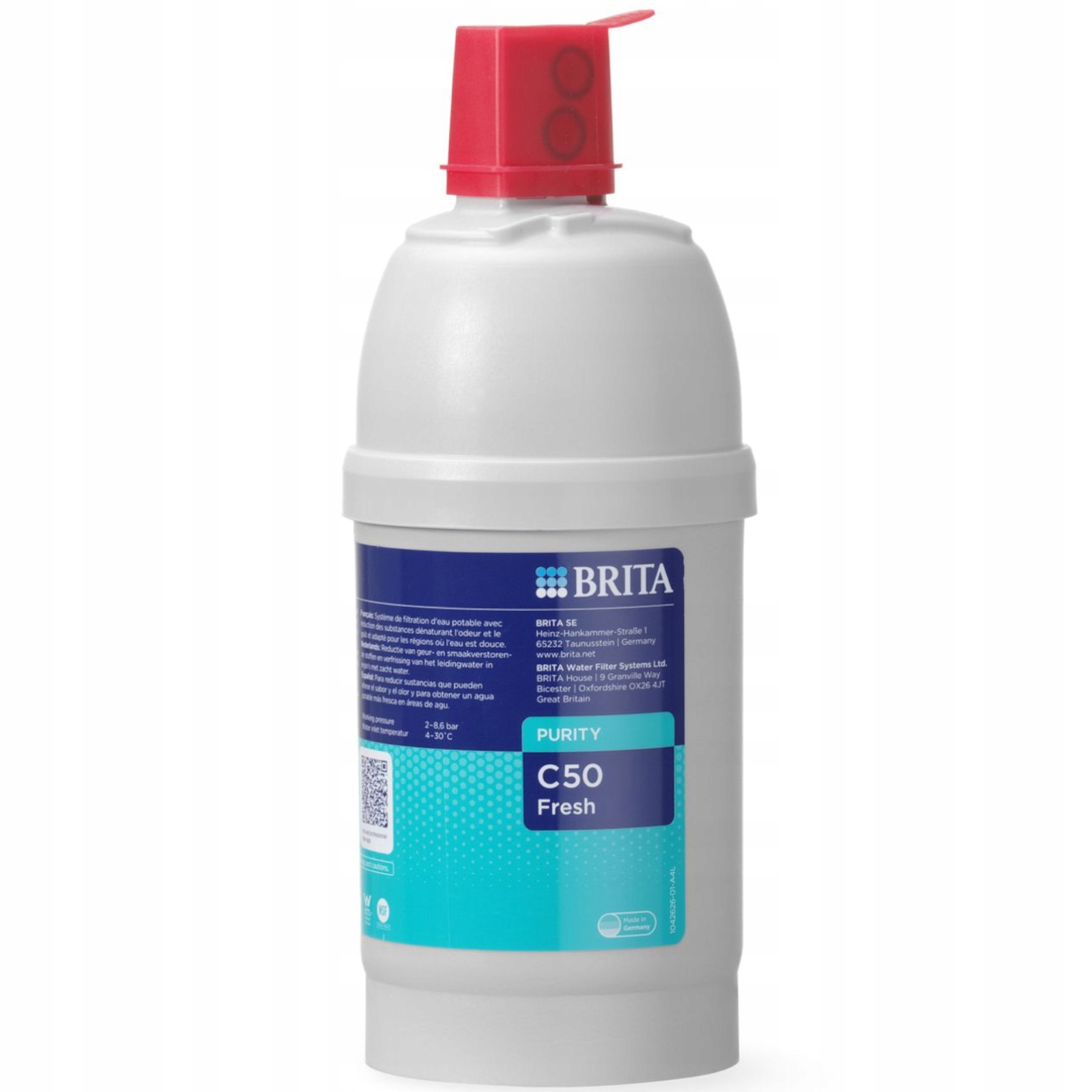 Uhlíkový filtr na vodu 3-stupňový Brita Purity C50 60 l/h