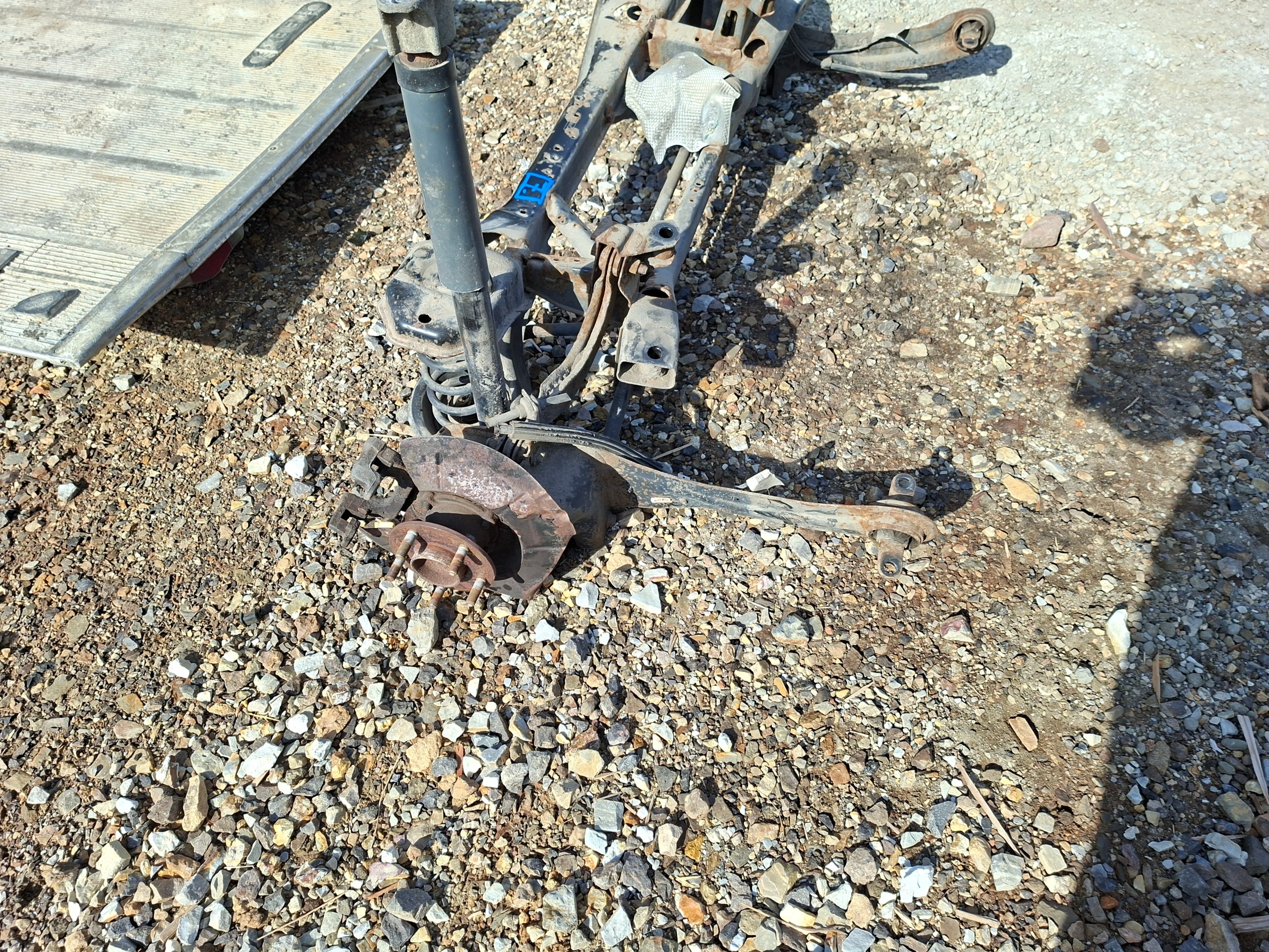 sider rear axle beam springing subframe axle beam volvo s40 II