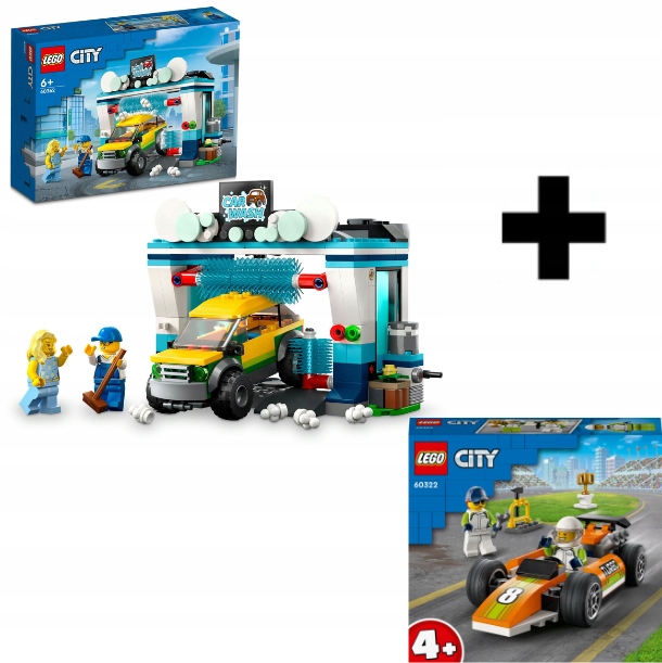 Lego City Automobilová 60362 Lego 60322 Dárková Sada