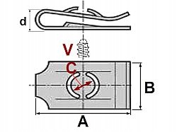 10x VW AUDI SEAT SKODA BLASZKA M6 24x15 OSŁON ZDERZAKA NADKOLA OSPRZĘTU Producent części Inny