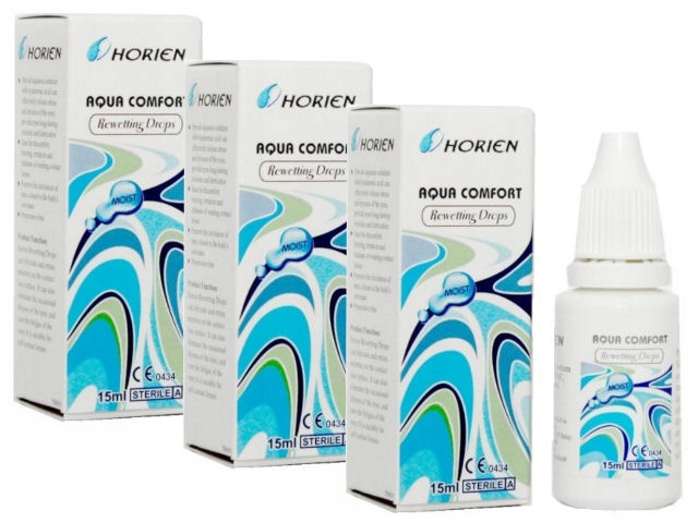 

3 x Krople Do Oczu Horien Aqua Comfort 15ml