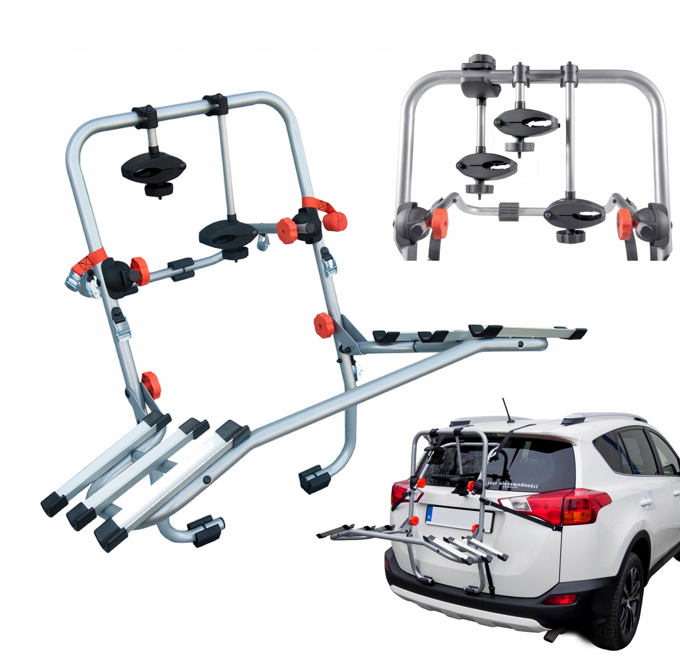 

Bagażnik Rowerowy Na Klapę 3 Rowery Vw T4 T5