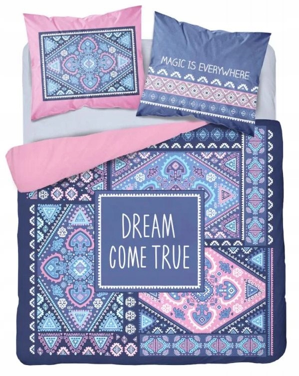 Patchwork Boho Etnická Posteľná Posteľná Bielizeň Splneného Snov Kúzlo Je Všade 220x200