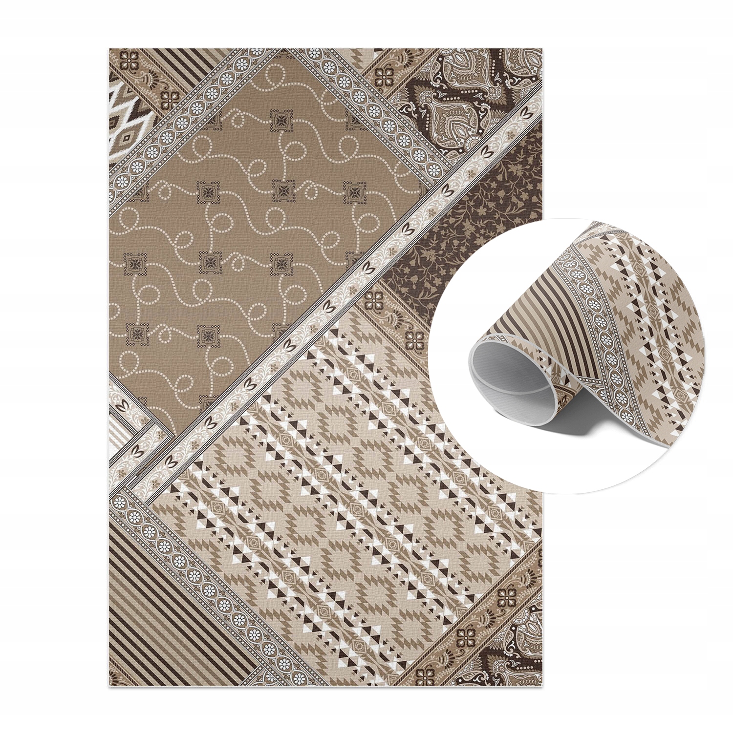 Dywan Winylowy Na Taras i Balkon – Styl Outdoor Klasyczna mieszanka 150x225