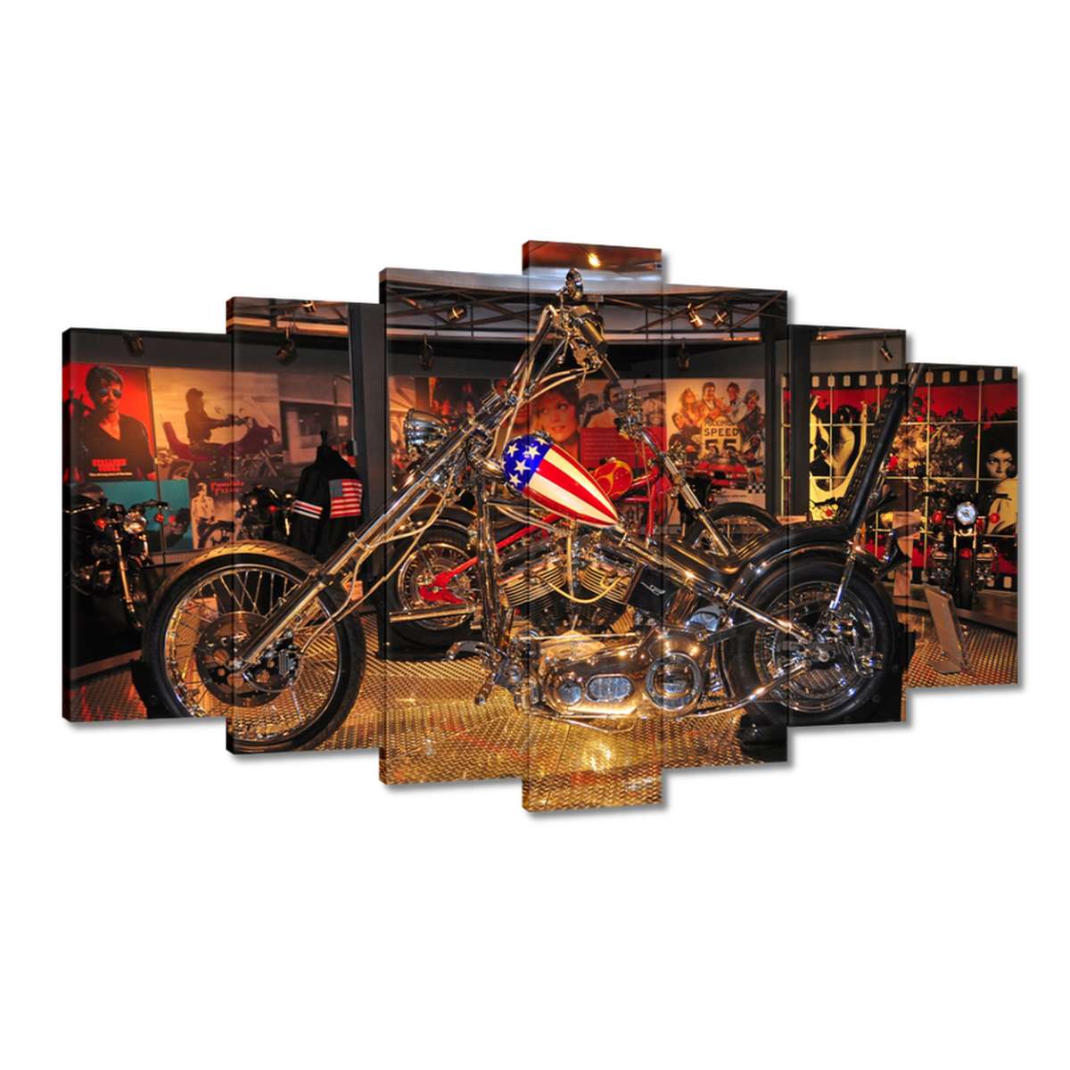 Obrazy 140x80 Chopper Easy Rider Motor
