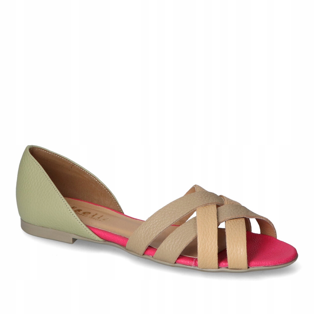 Sandály Flisella 3181 Máta/Šampaňské lico 38