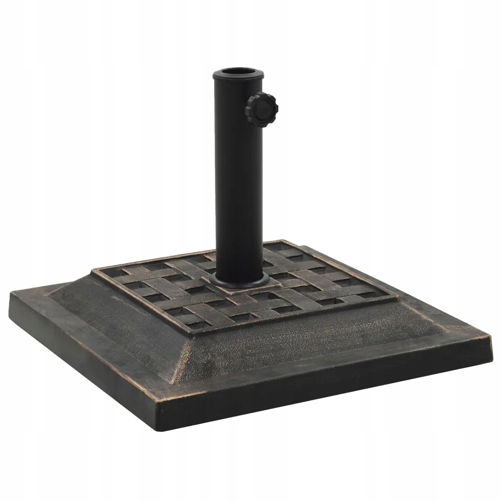 Podstawa pod parasol, kwadratowa, żywica, 12 kg,