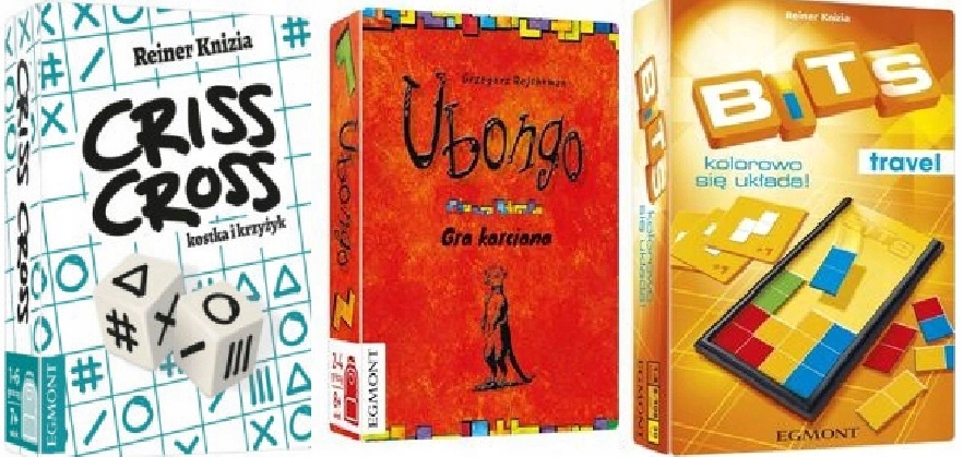Criss Cross Bits travel Ubongo gra karciana