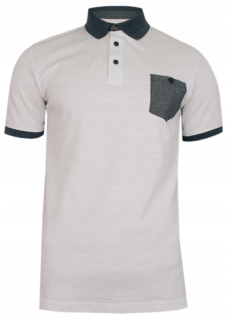 

Biała Elegancka Koszulka Polo -pako Jeans- L