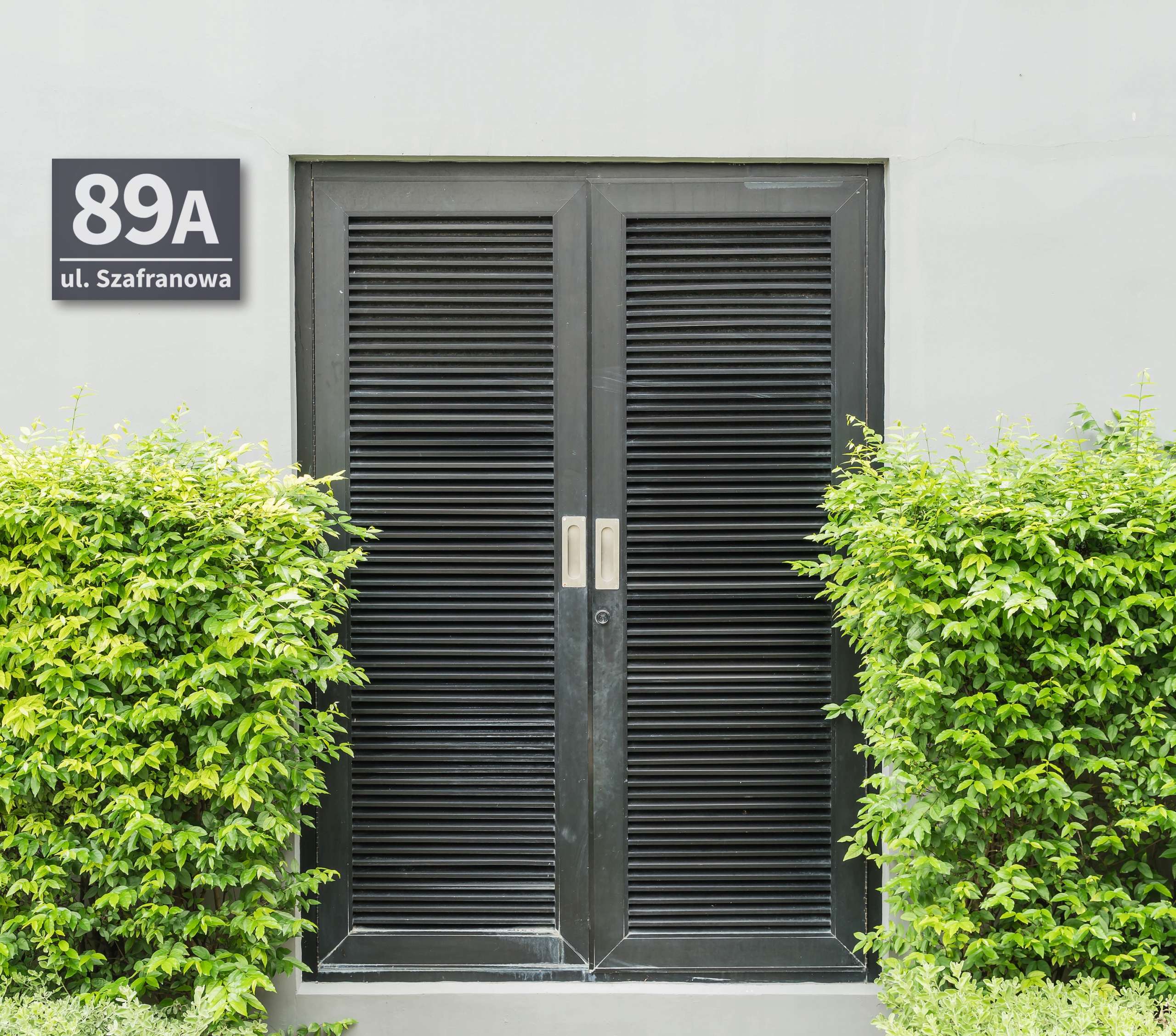 Numer domu tabliczka adresowa ALUMINIUM-ANTRACYT Kolor inny