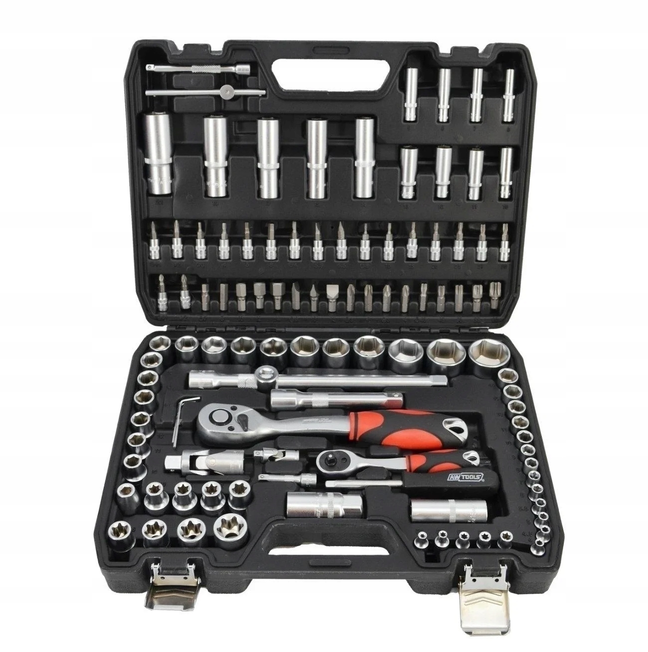 Sada nástrčných kľúčov 108ks 1/2" 1/4" Black Line
