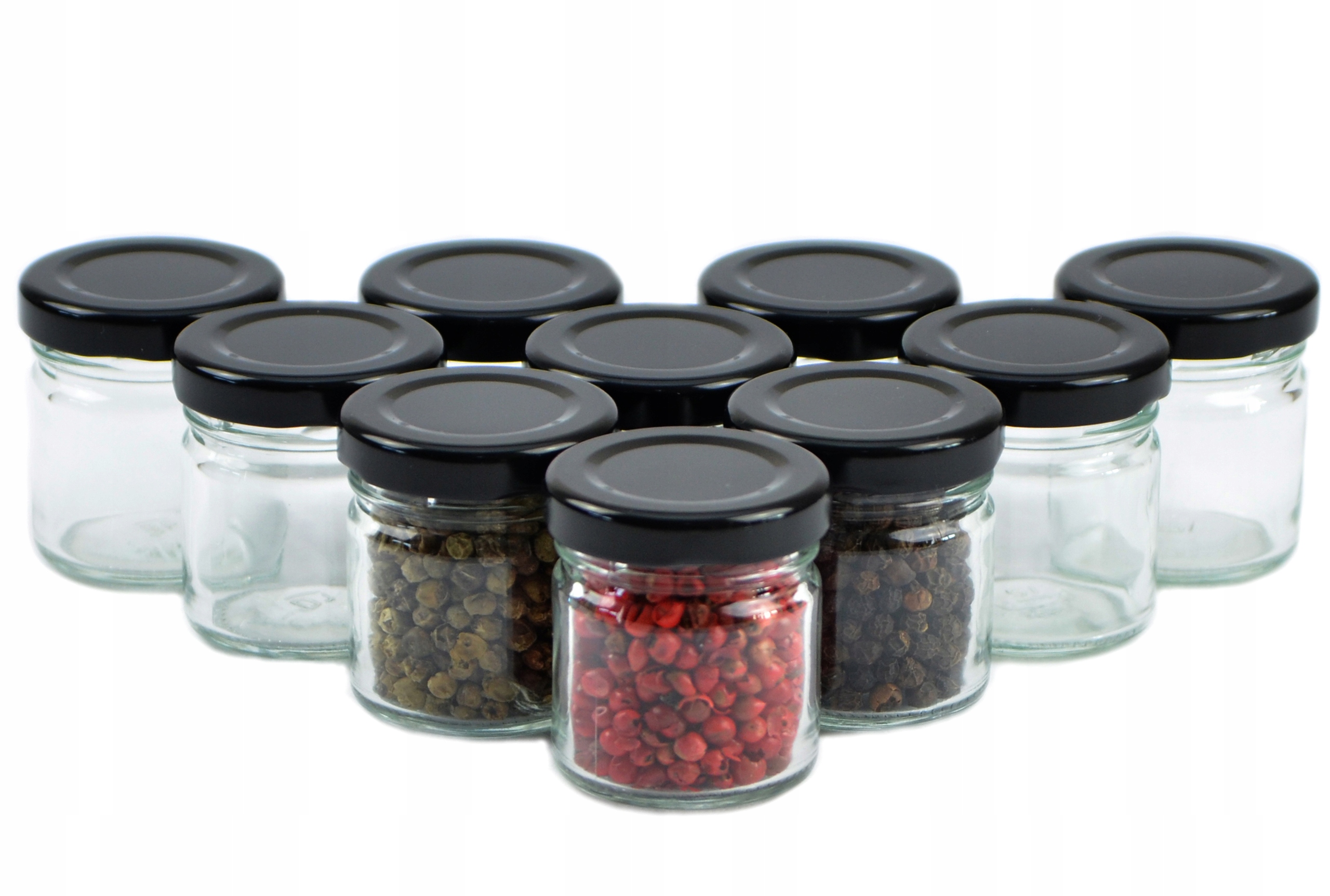 

10x Szklany słoiczek z Zakrętką 40 ml do świec